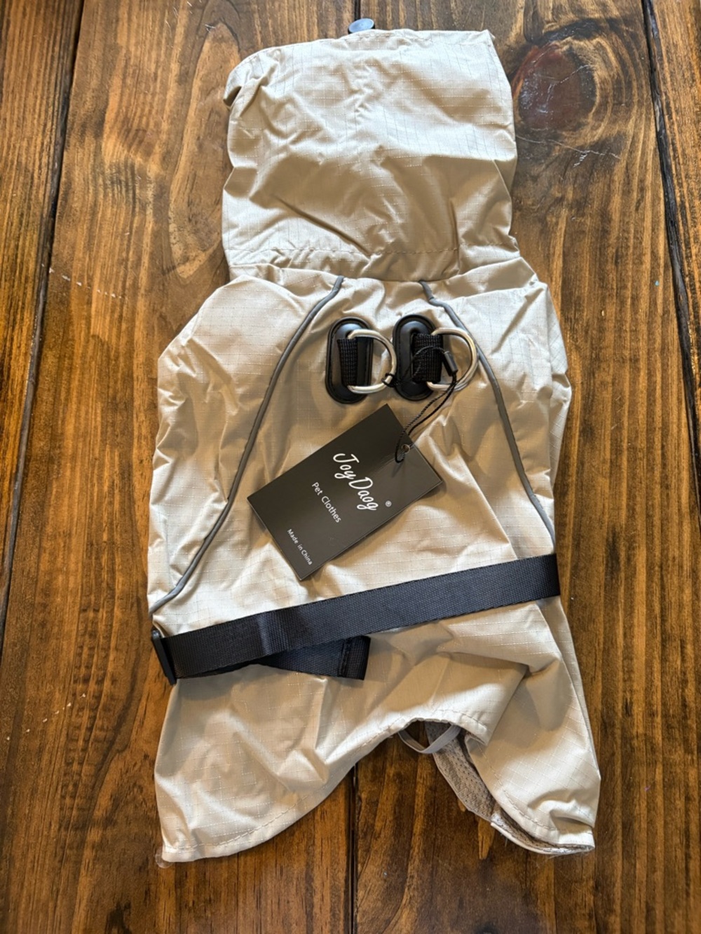 Joy Daog Gray Dog Raincoat